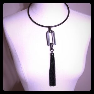 Unique gunmetal choker